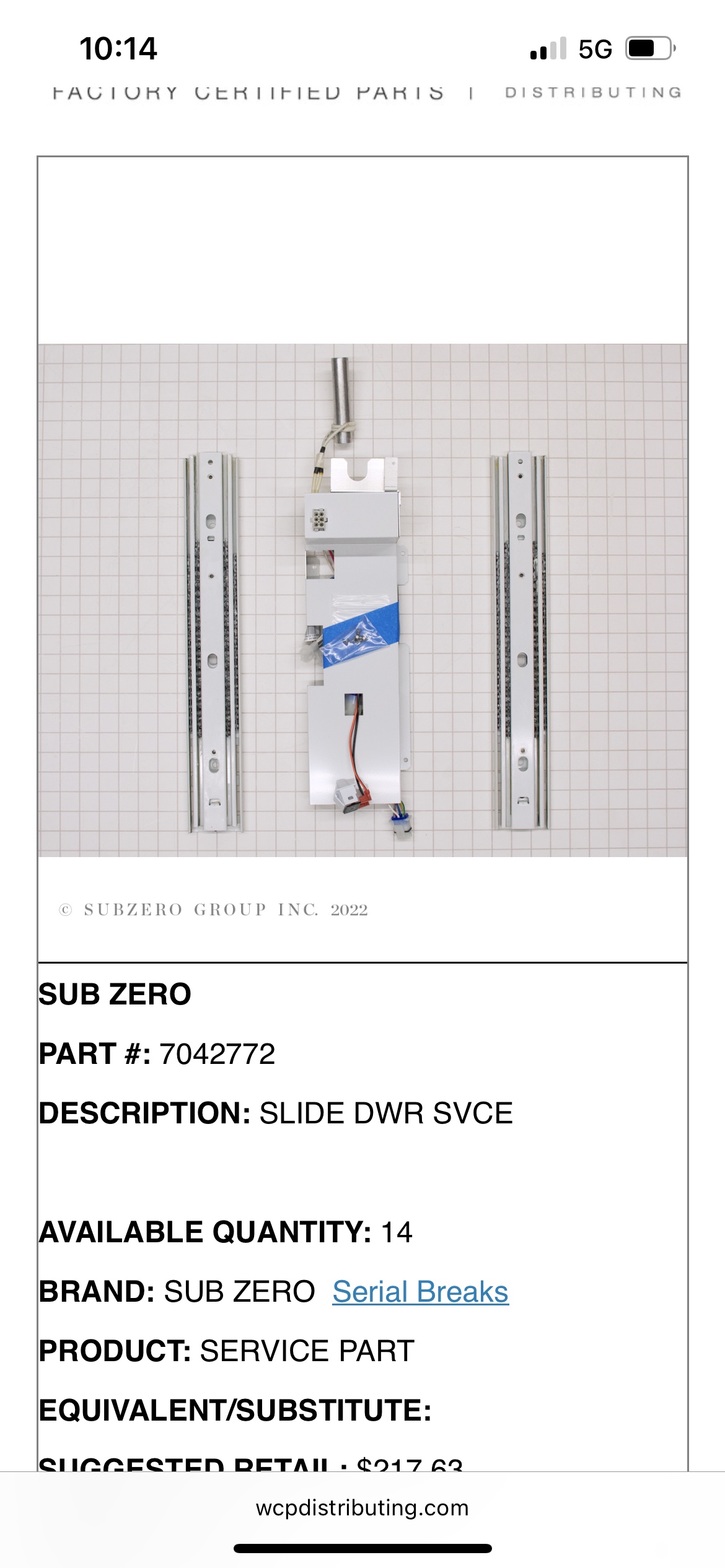 Sub-Zero Freezer service in Portola Valley, CA
